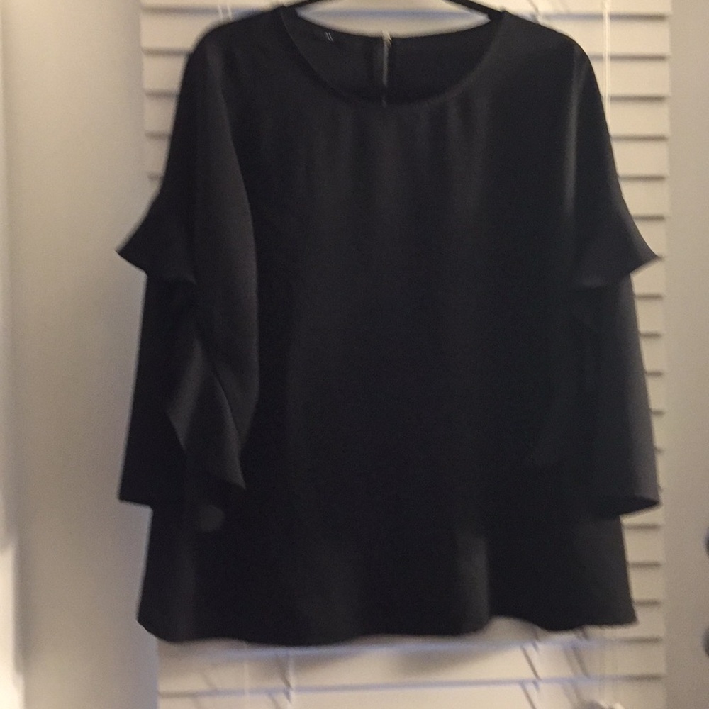 Alfani black blouse